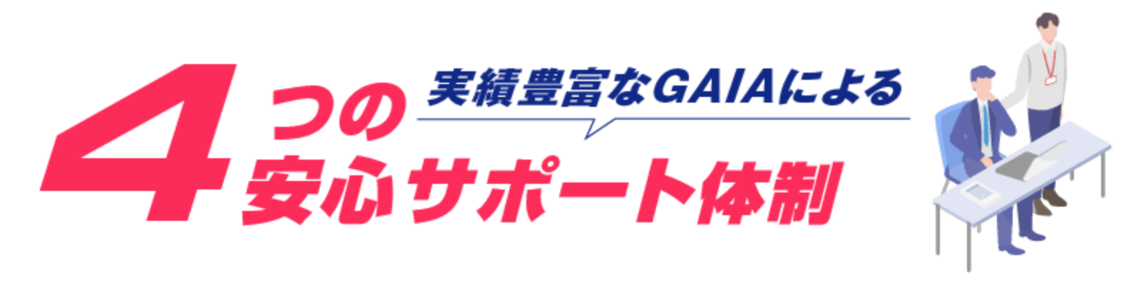 4つの安心サポート体制